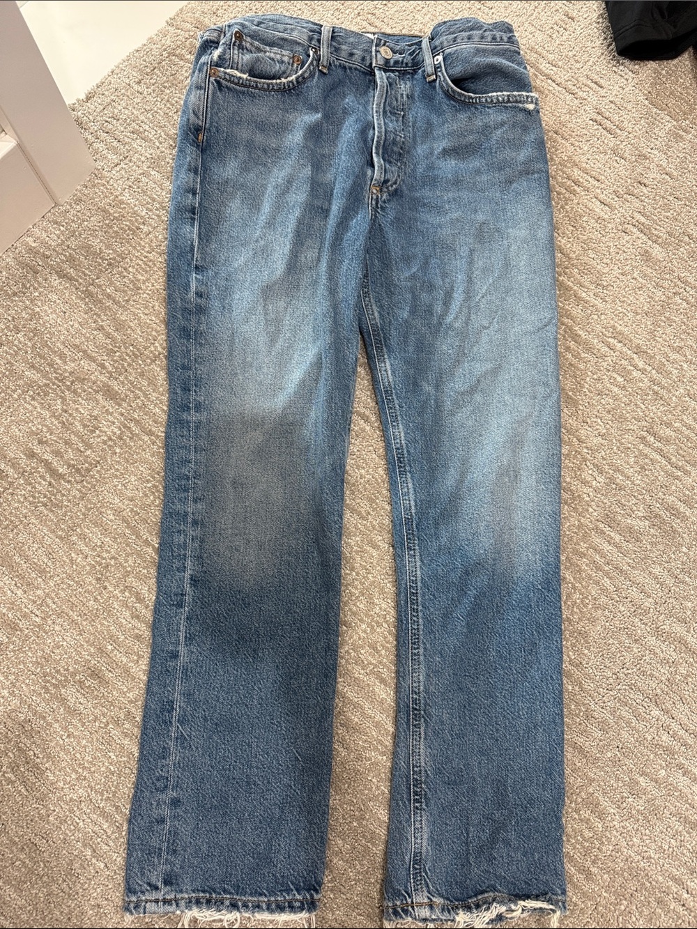 Agolde women’s Riley high rise crop Jean - Picture 2 of 4